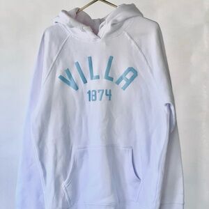 Aston Villa White Men's Size L Hoodie (Sportiqe)